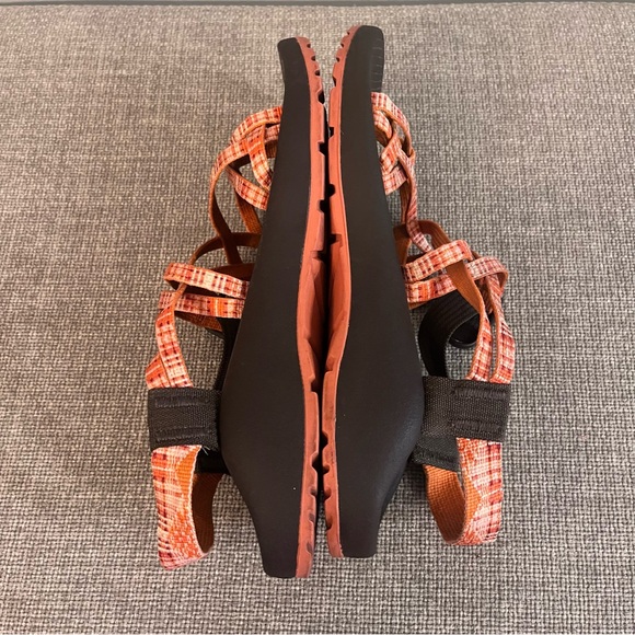Chaco Women's ZX/2 Classic Hiking Orange Comfort Sandals Size 8 - Picture 7 of 10